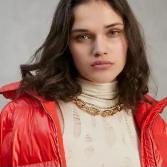 Urban Outfitters Jewelry - Urban Outfitters Bianca Gold Silver Statement Chunky Chain Layering Necklace